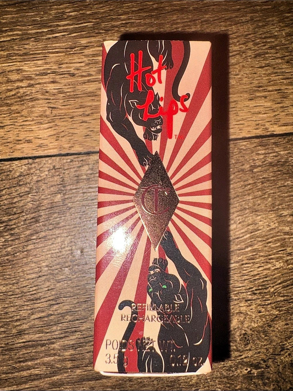 NWT CHARLOTTE TILLBURY Hot Lips Liquid Lipstick Red New